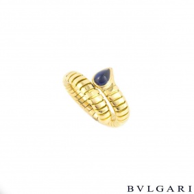 Bvlgari 18k Yellow Gold Tubogas Ring